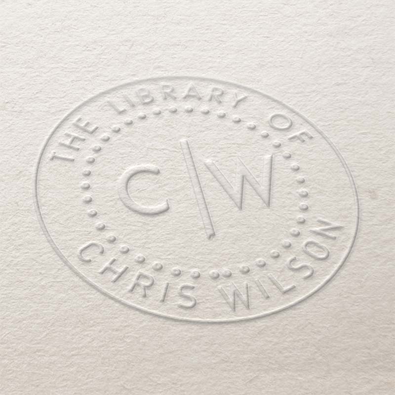 UK Wax Seals Book Embosser Design