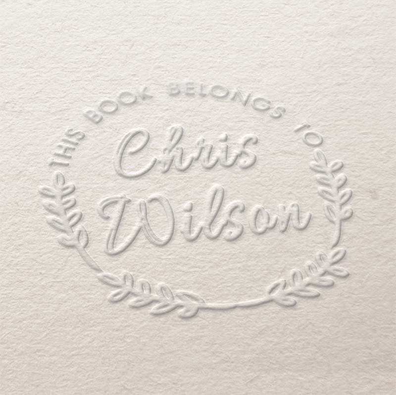 UK Wax Seals Book Embosser Design