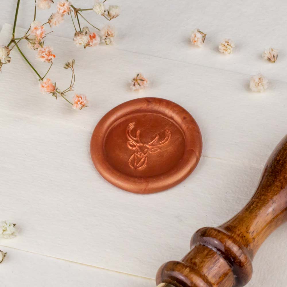 decorative heart wax seal