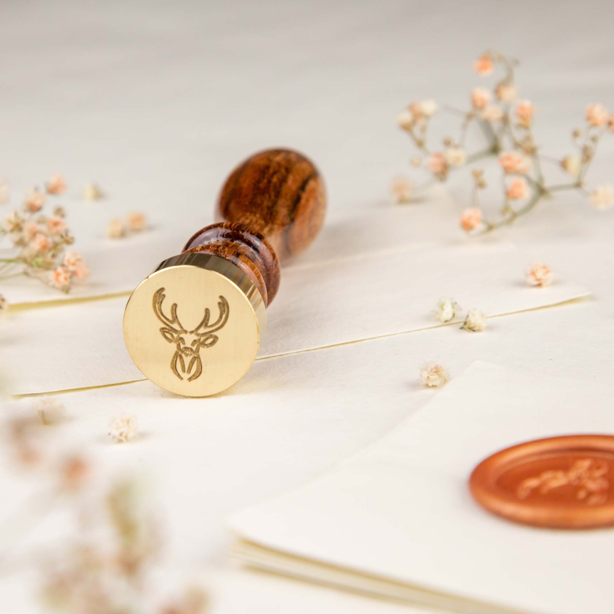 decorative heart wax seal