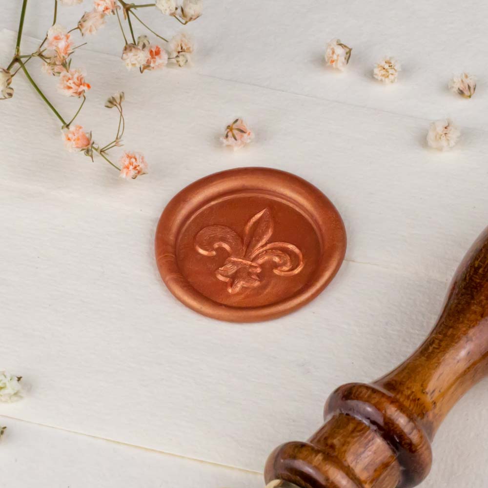 fleur de lis wax seal