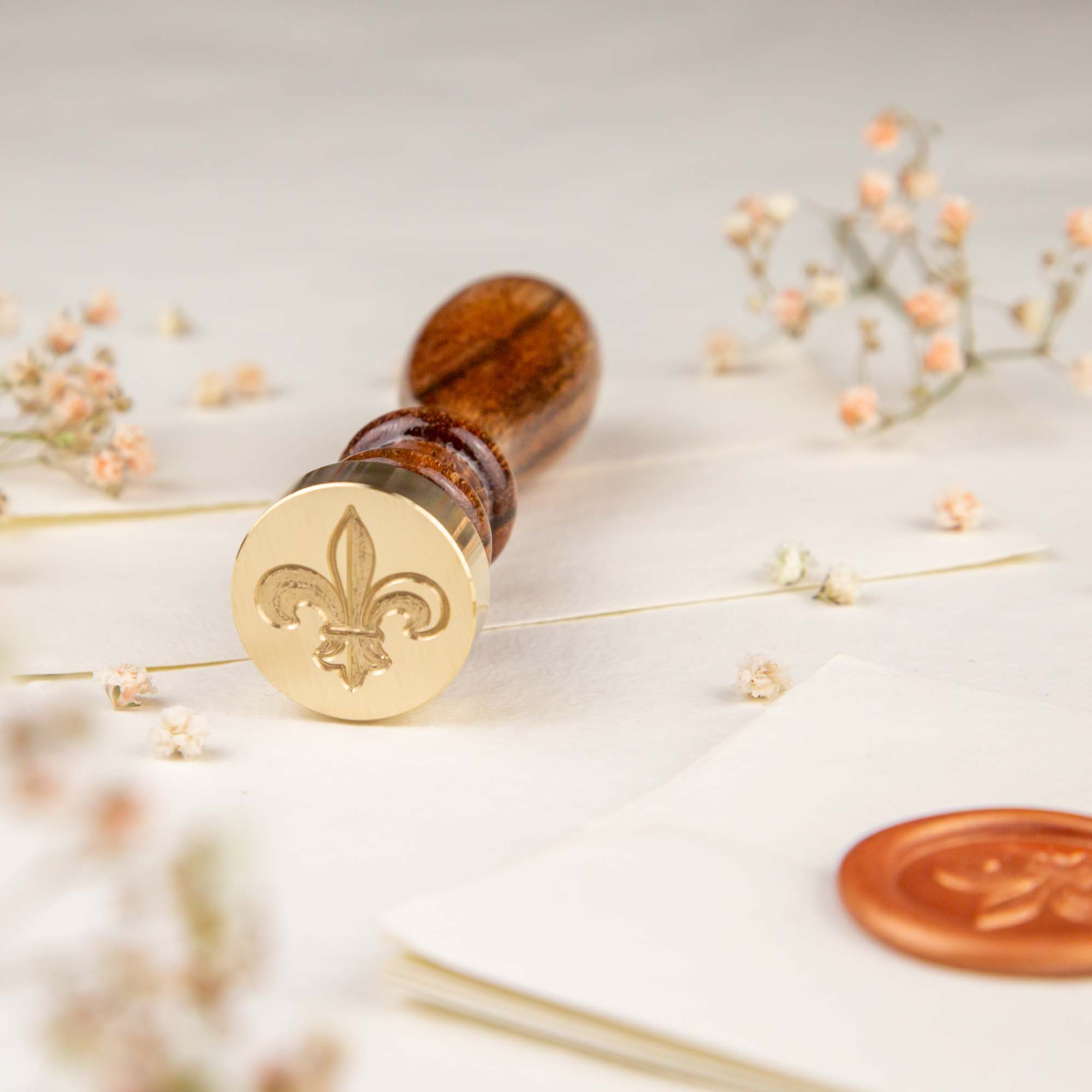 fleur de lis wax seal