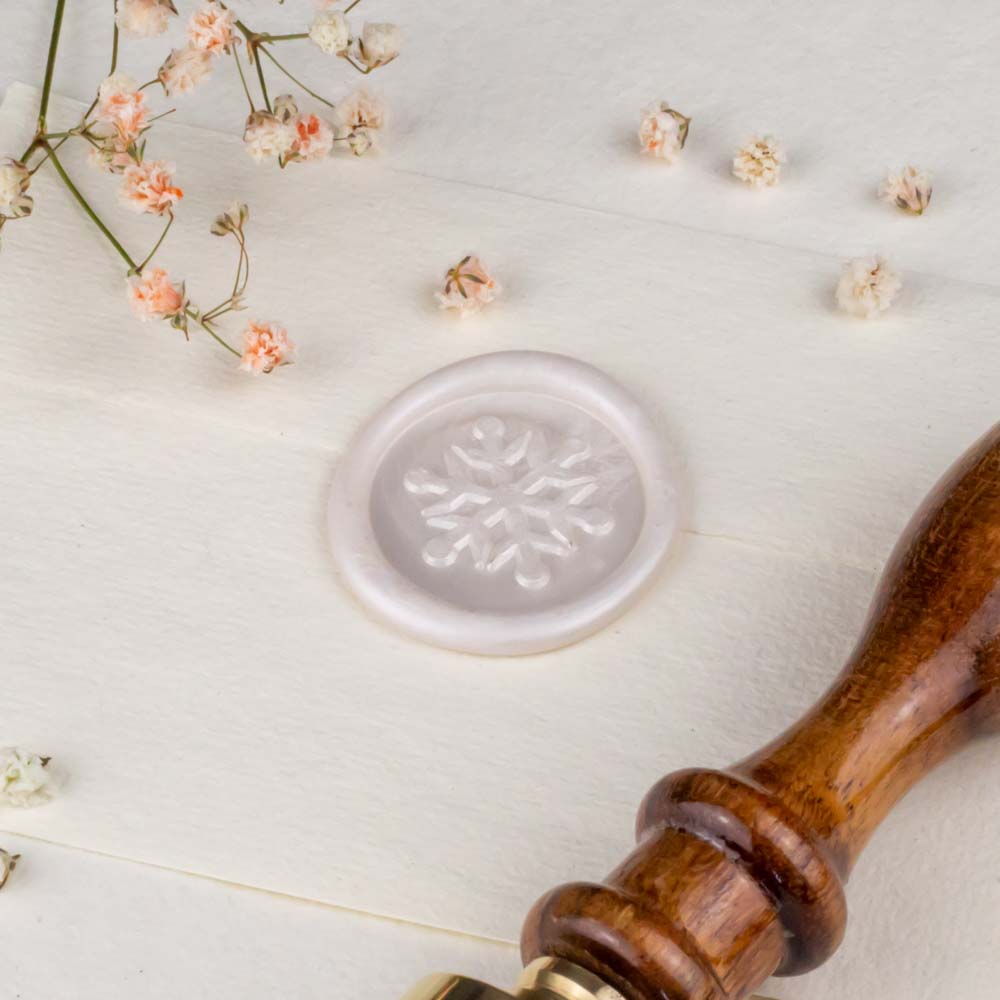 Snowflake wax seal