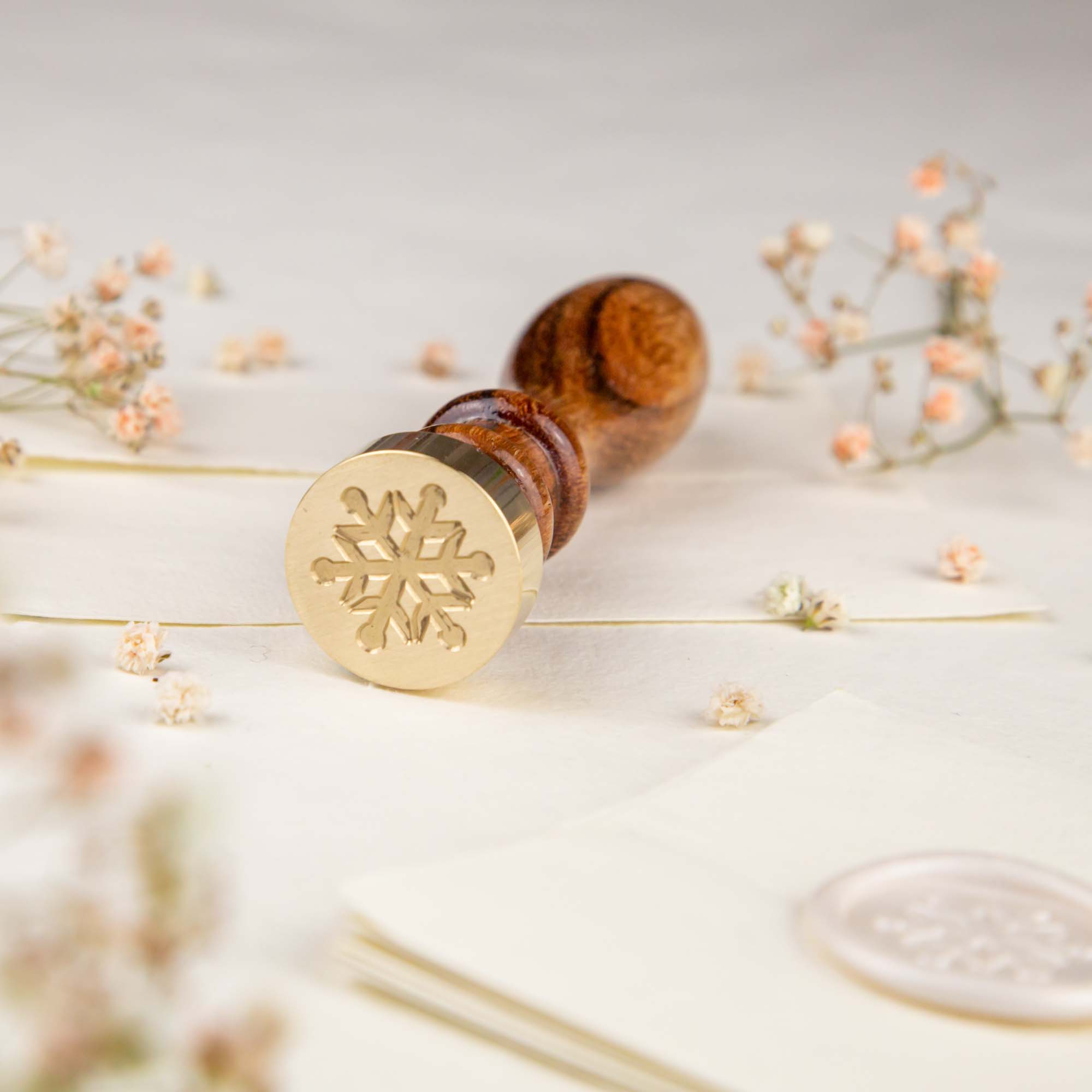 Snowflake wax seal