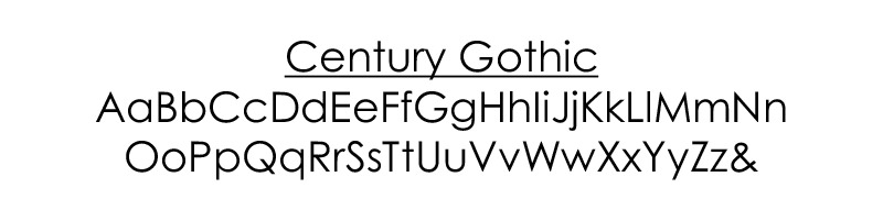 Century Gothic