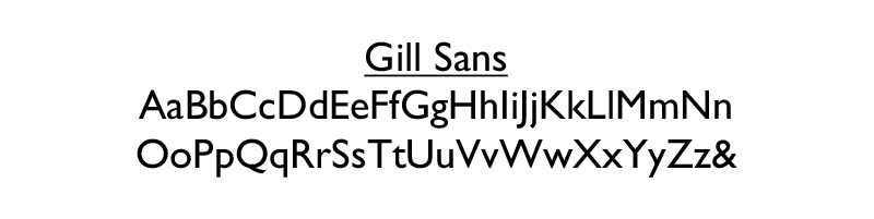 Gill Sans