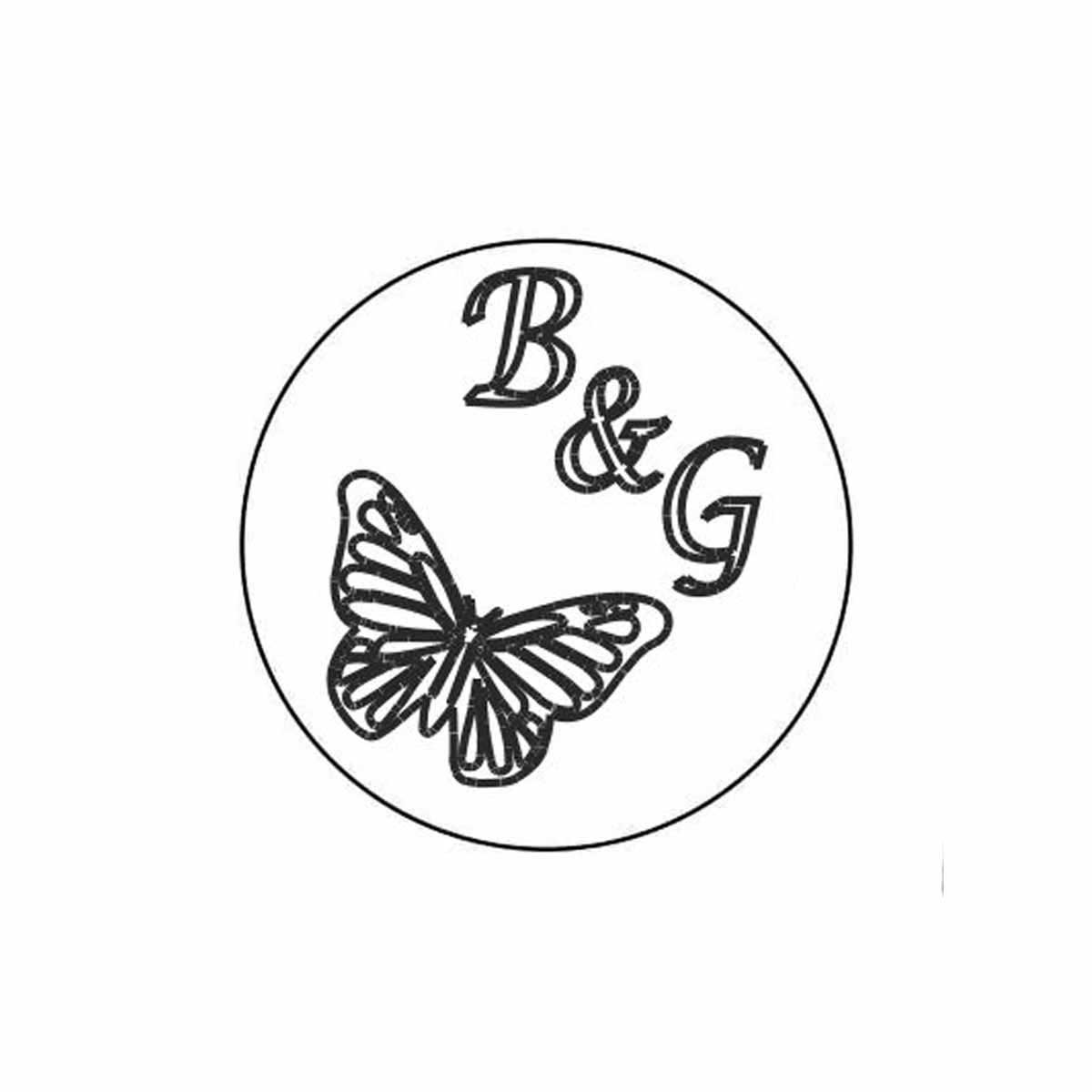 butterfly wax seal design