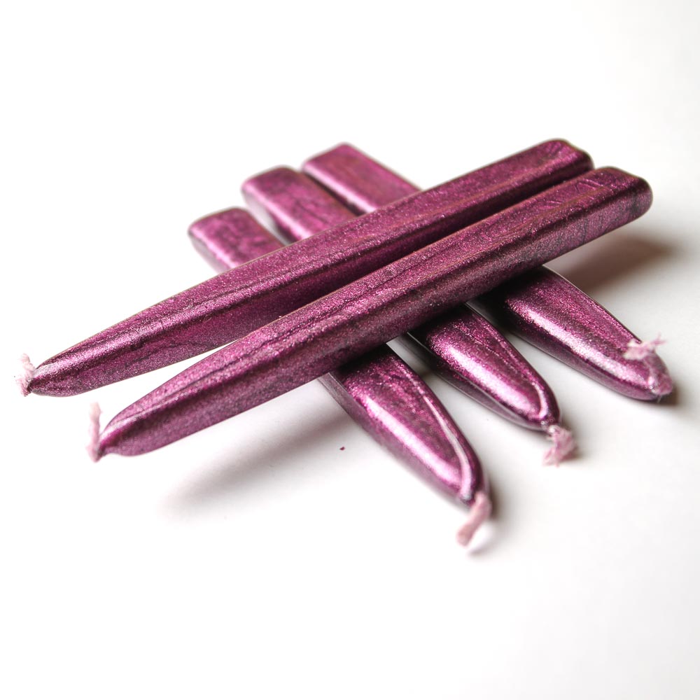 metallic purple sealing wax